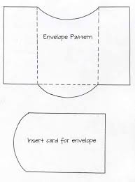 Envelope And Card Insert Template Paper Crafts Envelope