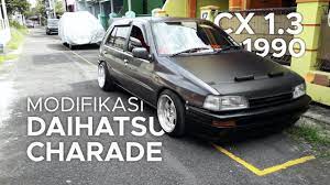 The daihatsu charade is a supermini car produced by the japanese manufacturer daihatsu from 1977 to 2000. Simple Modification Daihatsu Charade Cx 1 3 Winner 1990 Projectwinner Youtube
