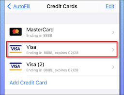 This means that if you change a digit, the card is no more valid. How To View Saved Credit Card Numbers In Safari On Iphone And Ipad