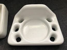 plumbing white porcelain soap dish