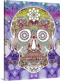 Sugar Skull Wall Art Canvas Prints