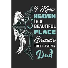You're blessed to have a father who loves you and models this for you. I Know Heaven Is A Beautiful Place Because They Have My Dad Paperback Book With Prompts About What I Love About Dad Father S Day Birthday Gifts From Son Daughter Paperback Walmart Com