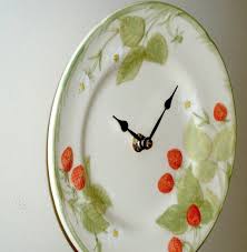 Vintage Strawberry Wall Clock 8 Inch