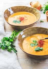 ed carrot and lentil soup