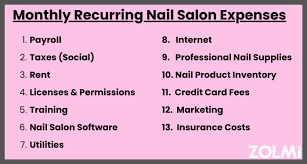 complete guide to nail salon expenses