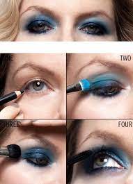 makeup how to a navy smoky eye tutorial