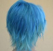 But i do not want to bleach my hair as m parents will most likely say no more colours and i like my blonde as it is. Short Hair In La Riche Directions Lagoon Blue Dyed Hair Blue Blue Hair Dyed Hair