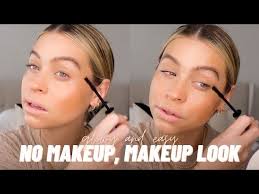 no makeup makeup look quick easy