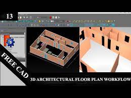 Architectural 3d Floor Plan In Free Cad