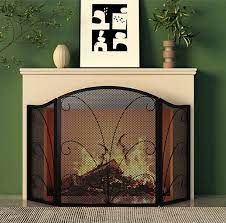 Fireplace Screen Arched 3 Panel