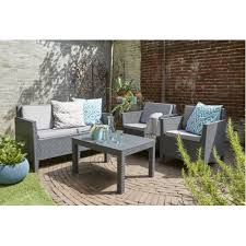 Rattan Chicago Lounger Sofa Set