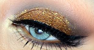 copper glitter eye shadow tutorial