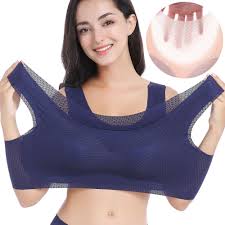 7xl Plus Size Seamless Breathable Yoga Sports Shockproof T Shirt Bras