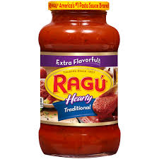 ragu hearty traditional pasta sauce