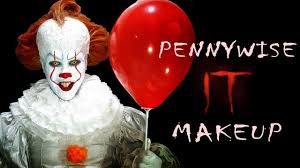 pennywise normal clown form makeup