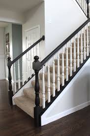 Apply thin layers of paint in long, smooth strokes. Painting An Oak Bainster The Winthrop Chronicles Staircase Design Staircase Makeover Painted Staircases