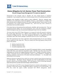 Delay Claims Mitigation For Us Nuclear Power Plant Construction