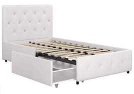 Product titlerest haven upholstered platform bed frame with square tufted headboard, queen, gray. Top 12 Best Twin Bed Frame With Headboards Complete Buying Guide Reviews Of 2021 Foam Globes