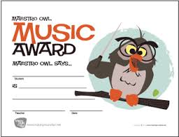 Free Music Award Certificates Makingmusicfun Net