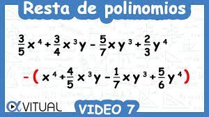 resta de polinomios video 7 de 10