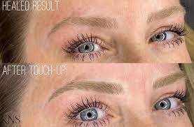 permanent makeup initial touch up