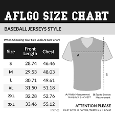 Size Charts Aflgo
