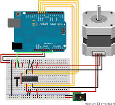 arduino and stepper motor