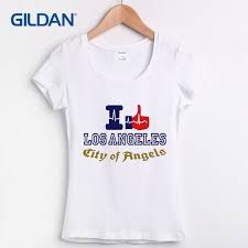 Design And Buy Tee Shirt 2017 Los Angeles Majestic Women T