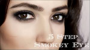 dramatic smokey eye 5 steps makeup