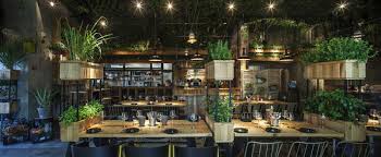 Vintage style with a moder touch of contemporary design pieces of furniture is a good idea for you that look for. Delightful Garden Restaurant Design Ideas