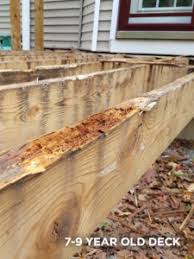 repair wood rot deck joist