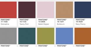 what are the pantone colors for the