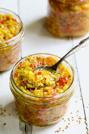 r and hot pepper relish from a