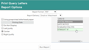Also, there are details that a person want to know more about and there may. Query Letter Report Aeries Software