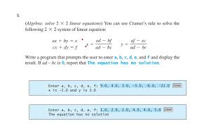 Algebra Solve 2 X 2 Linear Bartleby