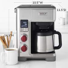 Programming instructions for a farberware coffee maker. Wolf Gourmet Automatic Drip Coffee Maker Stainless Steel Black Knob Williams Sonoma