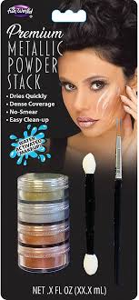 metallic water activated makeup stacks