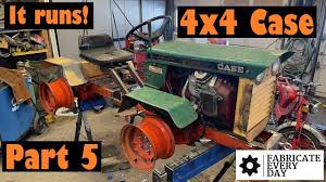4x4 articulated garden tractor build