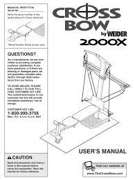 weider crossbow by 2000x manual pdf
