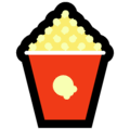 In communication use emojis this symbol for popcorn. Popcorn Emoji