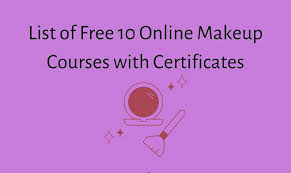 free makeup courses with
