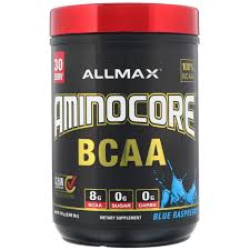 allmax nutrition aminocore bcaa blue