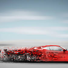 abstract red sdy car sport car