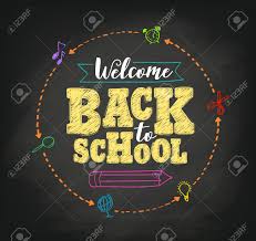 Welcome Back To School Concept Vector Design With Writing In
