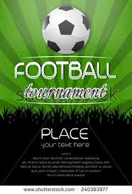Soccer Tournament Flyer Event Template Football Sport Game Banner