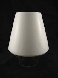 Vintage Conical White Milk Glass And