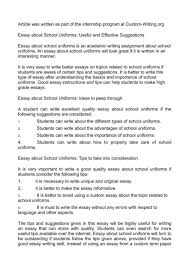 calameo essay about school uniforms useful and effective suggestions calameo essay about school uniforms useful and effective suggestions writing on topics for students college help