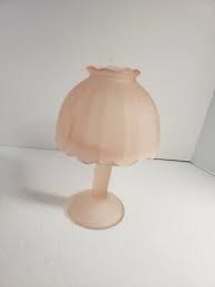 Vintage Pink Satin Glass 2 Piece Small