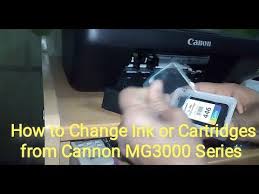 طابعة ديسك جيت من اتش بي. How To Change Ink Or Cartridges Printer Canon Pixma Mg3040 Or 3000 Series By Zakir Papon
