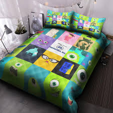 monster inc quilt bed set